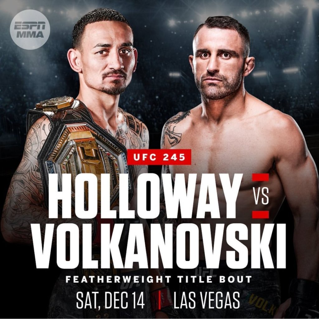 Max Holloway vs Alexander Volkanovski por el título pluma