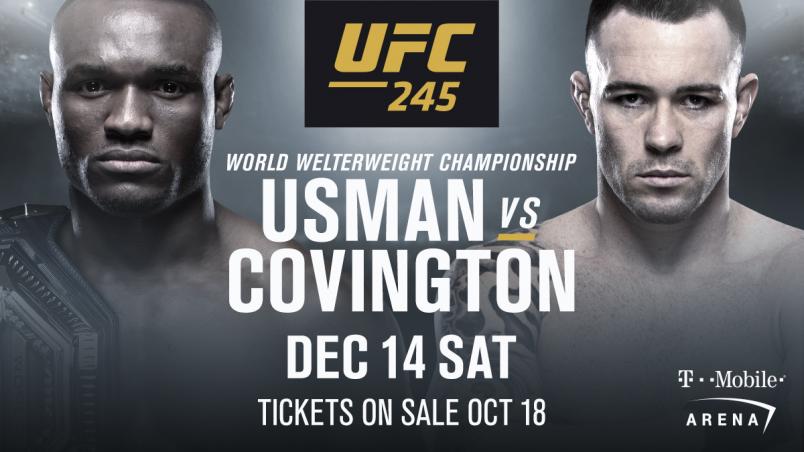 Kamaru Usman vs Colby Covington es el Main Event